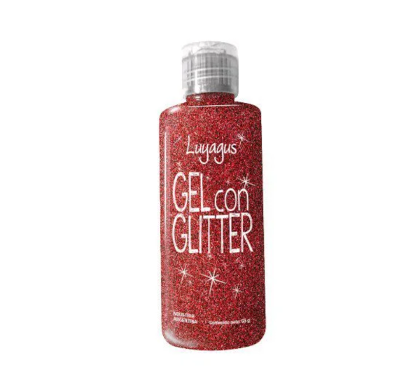 Producto - GLITTER EN GEL ROJO LUYAGUS