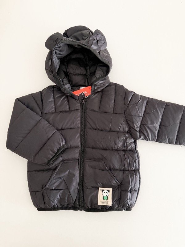 Producto - Campera plumita abrigo negra