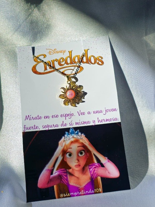 Producto - Collar Rapunzel sol rosa