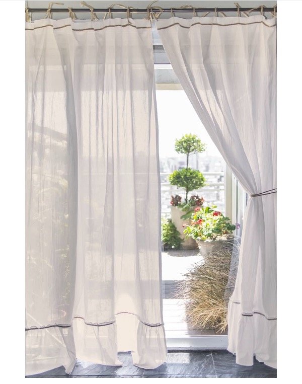 Producto - Cortina de Ambiente Dina Gerade natural