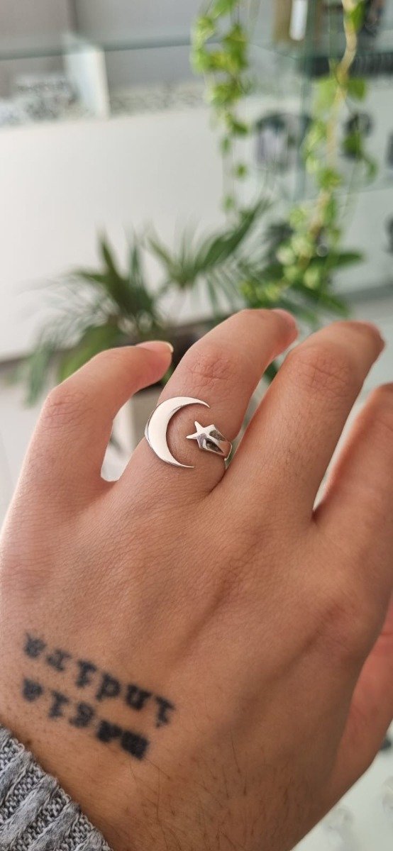 Producto - Anillo Luna Estrella - 0