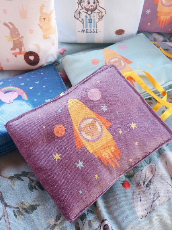 Producto - Mini Cuaderno mágico cohete lila - 0