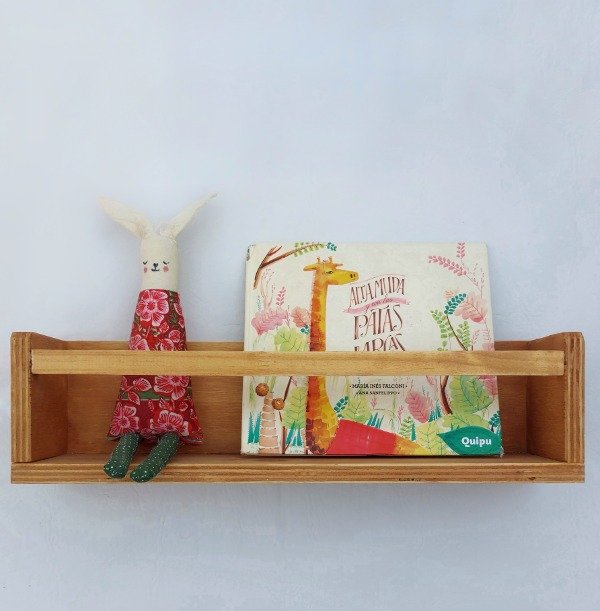 Producto - Estante multiuso tipo librero - Color madera