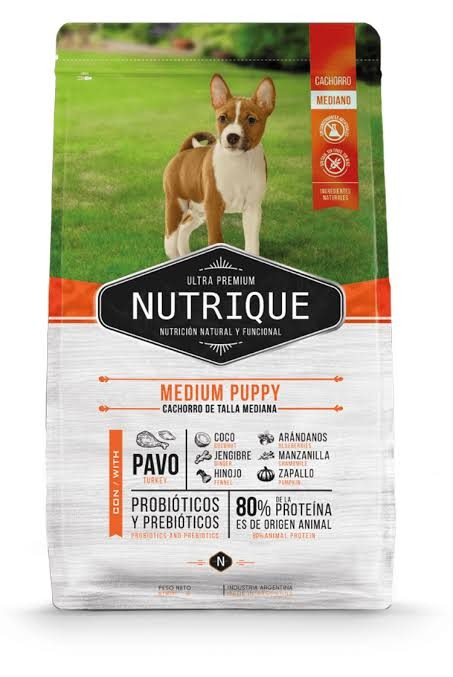 Producto - NUTRIQUE CACHORRO Medium x 12 Kg