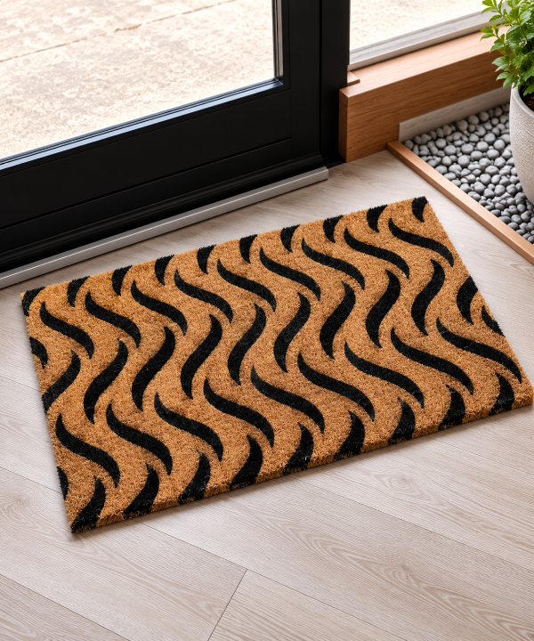 Producto - Felpudo 40x60 base goma lineas ovaladas