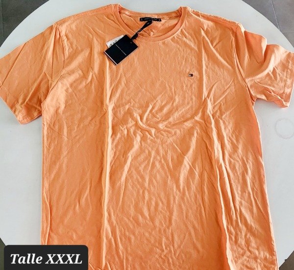 Producto - Remera manga corta Tommy Hilfiger talle XXXL  mandarina