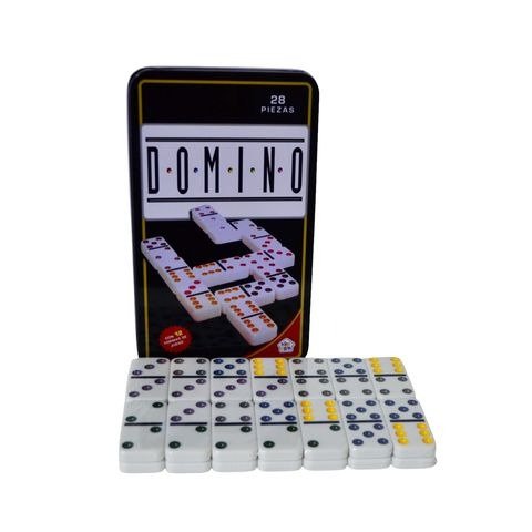Producto - DOMINO 28 PIEZAS EN LATA 11X18.52CM