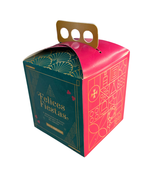 Producto - Caja Pan Dulce Felices Fiestas 250Grs