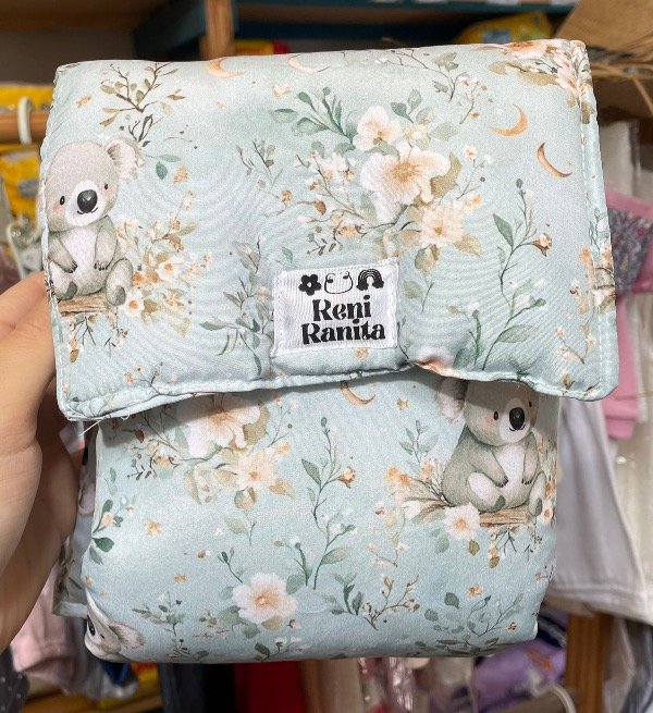 Producto - Cambiador XL con organizador y abrojo reni ranita koala