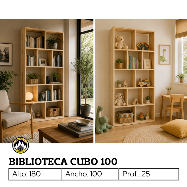 Producto - BIBLIOTECA CUBO 100 - 4