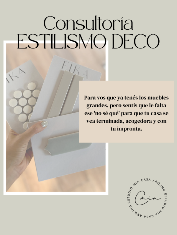 Producto - Consultoría: ESTILISMO DECO