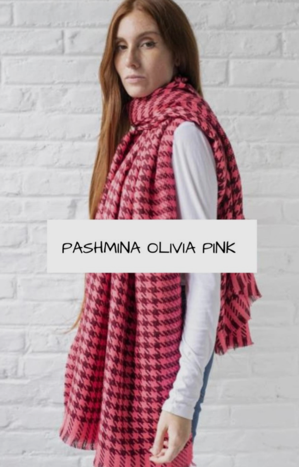 Producto - Ruana acrilico frizado olivia pink