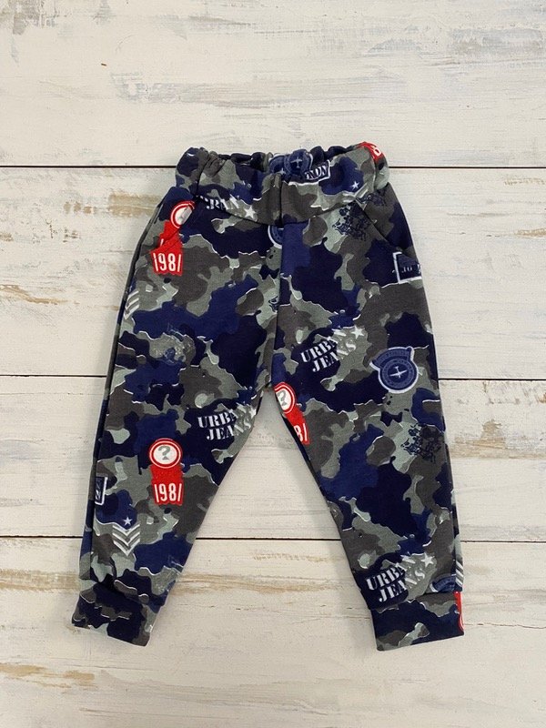 Producto - Joggin rústico camuflado azul (bebé)