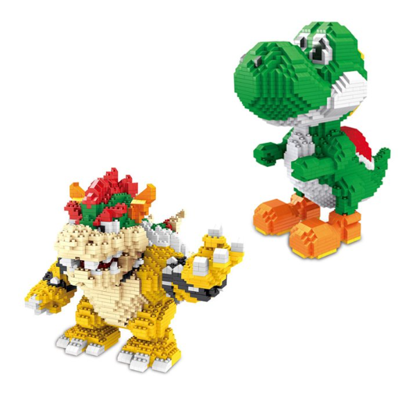 Producto - Simil Legos Yoshi y Bowser Super Mario Bros (Ingrese para elegir)