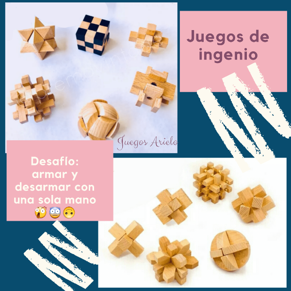Producto - Juegos de ingenio de madera