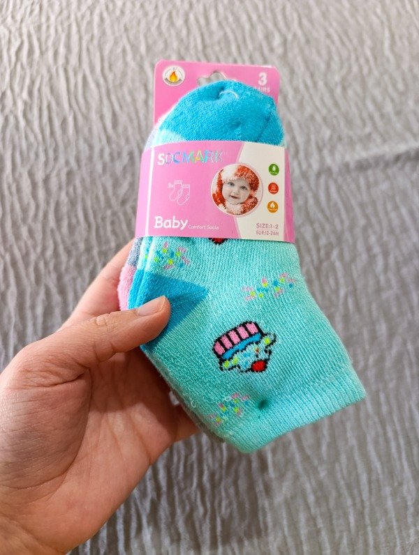 Producto - 12-24 MESES - Medias térmicas x3 - Nena estampadas