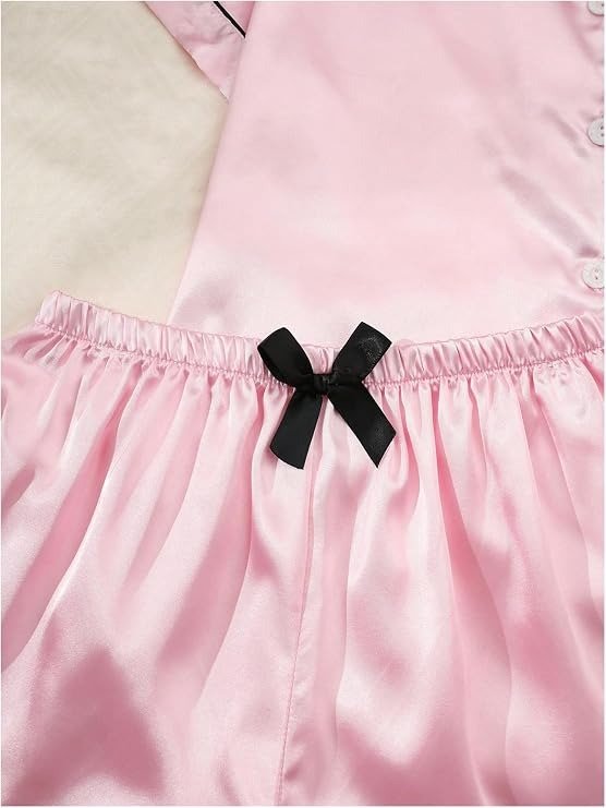 Producto - Conjunto de pijama de 2 piezas Pink Saten - 5