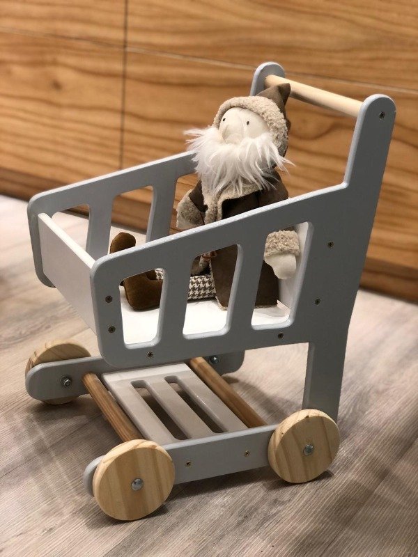 Producto - Carro de super de madera