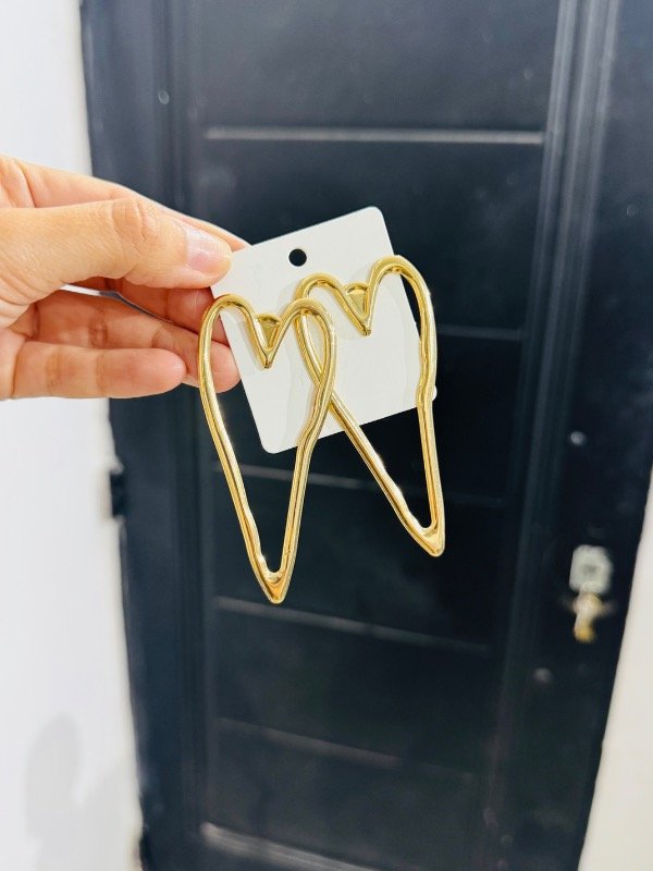 Producto - Aros heart gold