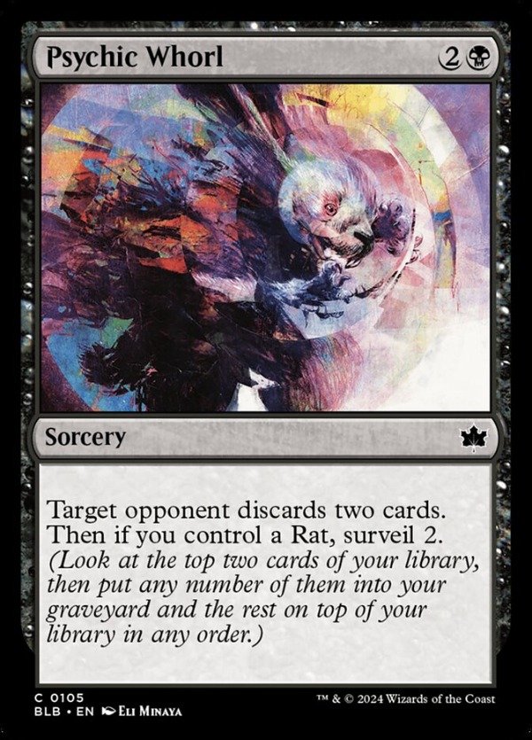 Producto - Psychic Whorl #105  Bloomburrow