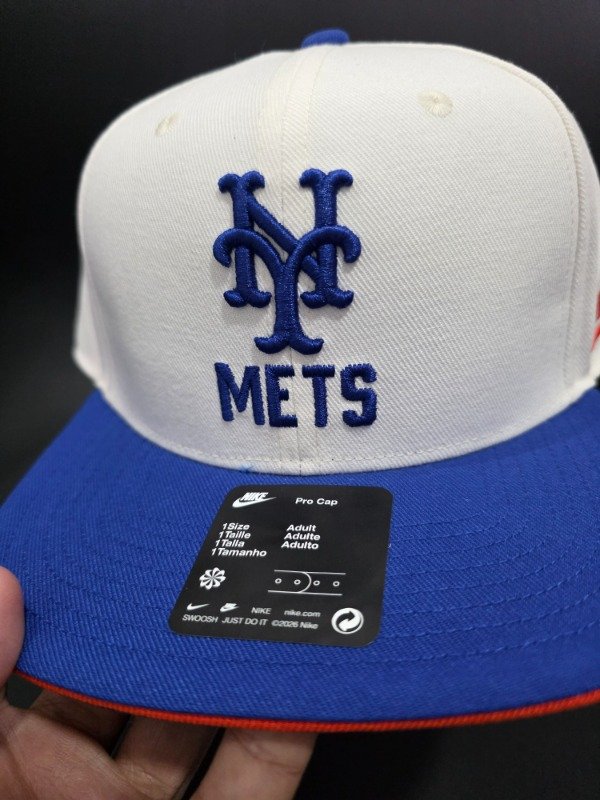 New York Mets Nike Cooperstown Pro Dri-Fit Collection 2026 One Size Snapback — imagen 2