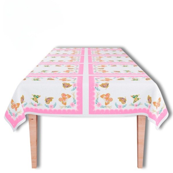 Producto - Mantel tematizado 1,80x1,20m "MARIPOSAS"