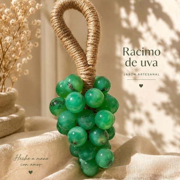 Producto - Taller Racimo de Uvas de Glicerina Vegetal
