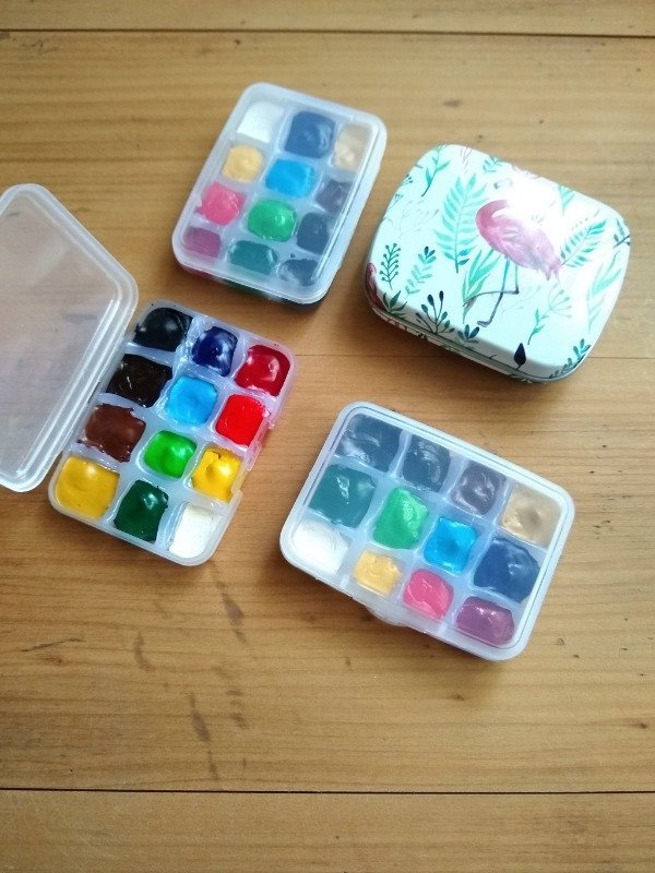Producto - Paleta de acuarelas mini x12