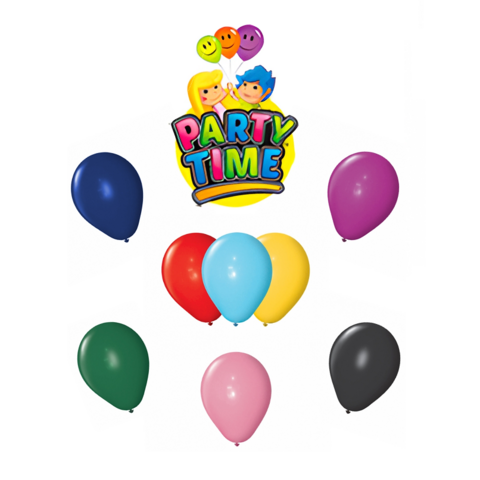 Producto - Globos standard 9" Party time x50u