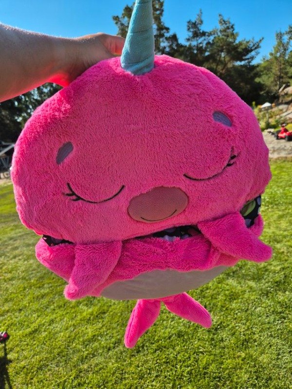 Producto - Bolsa de dormir Pez espada fucsia
