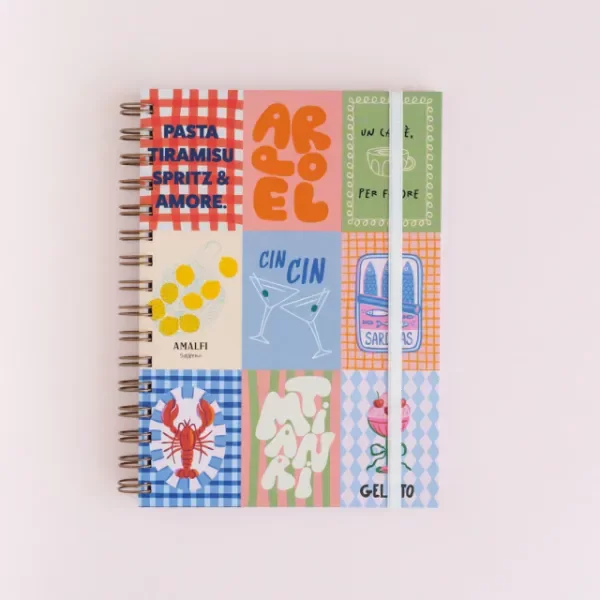 Producto - Cuaderno a5 anillado italia!