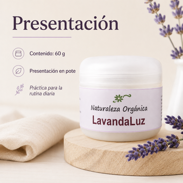 Producto - Crema LavandaLuz - Cicatrizante y Antiséptica Natural para tu Piel - 4