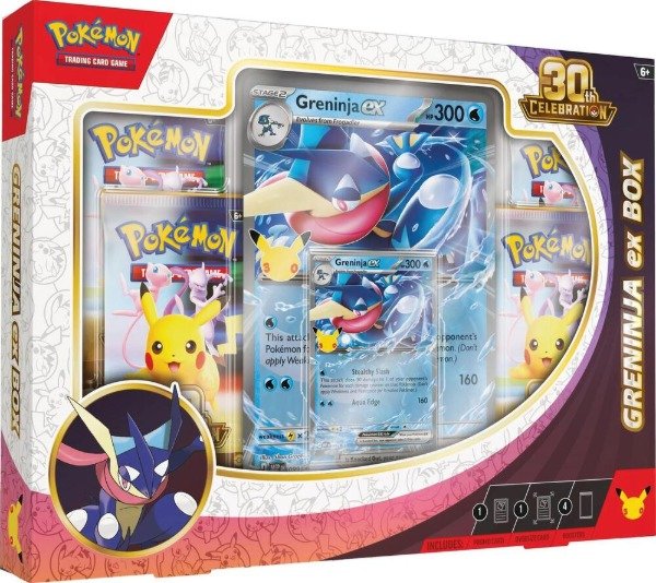Producto - Pokemon 30th Celebration Greninja ex Box - Sellada