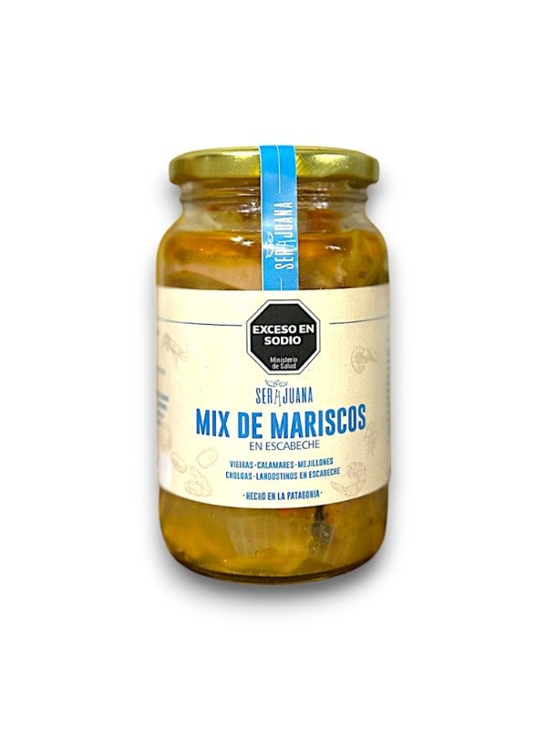 Producto - Mix de Mariscos en Escabeche - Serajuana x360gr