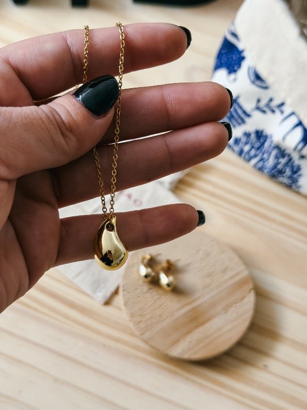 Producto - Collar gota gold