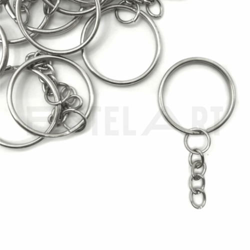 Producto - Argolla Lisa Con Cadena 1.2 x 25 mm