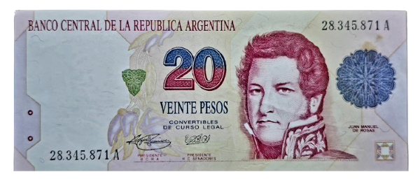 Producto - 20 Pesos Convertibles (Fernández - Menem) Bott.3055 VF+