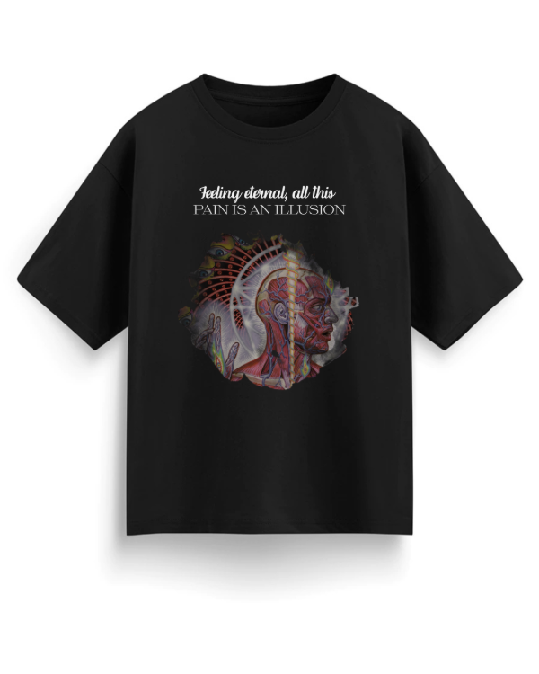 Producto - Remera "Pain is an illusion" - Oversize