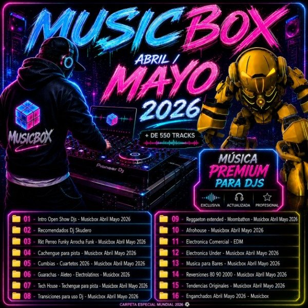 Producto - MusicBox Marzo - Mayo 2026