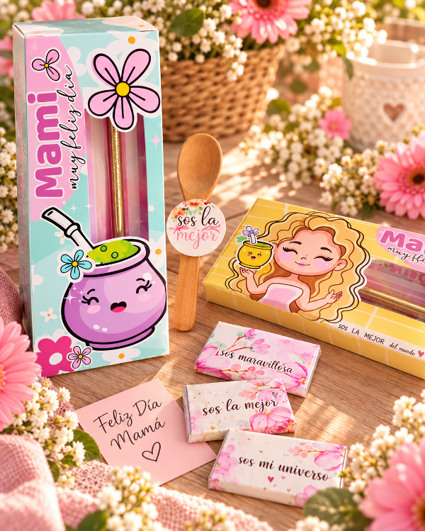 Producto - 10 Cajas porta Bombillas y yuyito Mamá Madre - 4