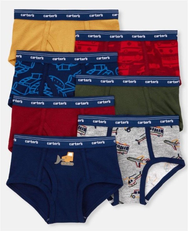 Producto - Pack x7 slips CARTERS 2-3 años