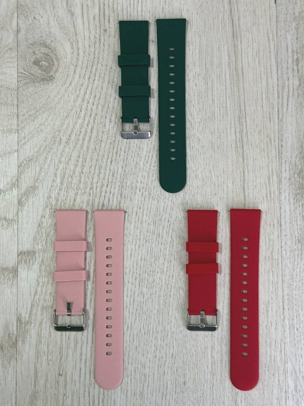 Producto - CORREA MALLA DE SILICONA CON PERNO PARA SMARTWATCH DE 22MM
