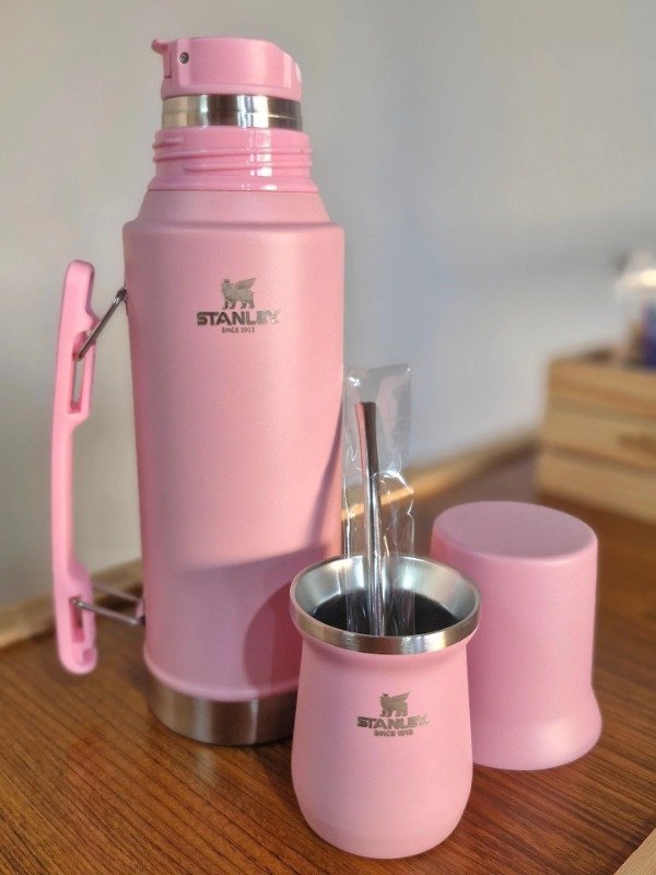 Producto - Termo Con Mate Acero y bombilla 1Lt