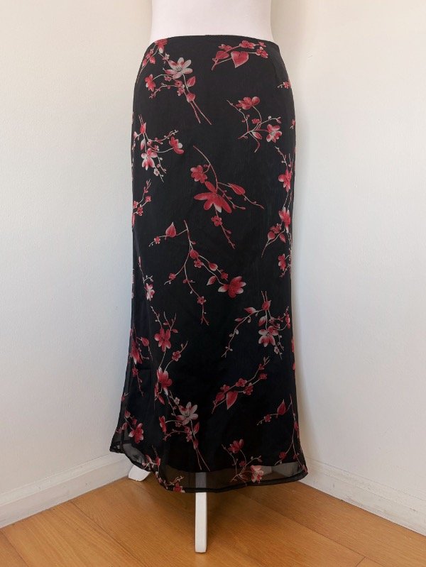 Producto - Falda Maxi Flores T. 34