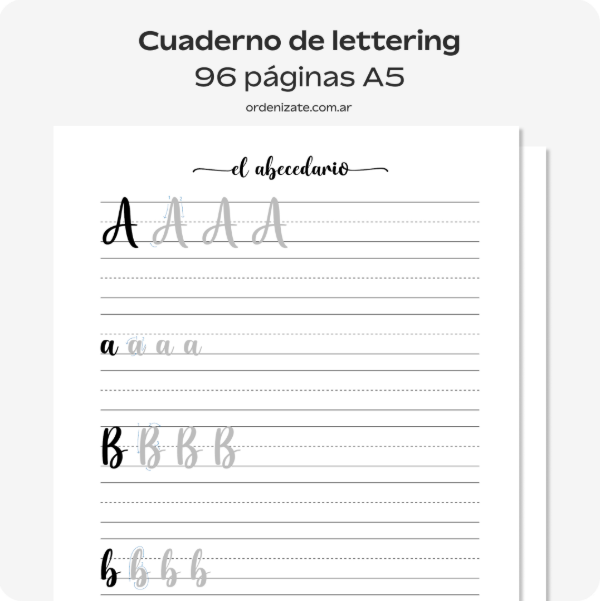 Producto - CUADERNO DE LETTERING