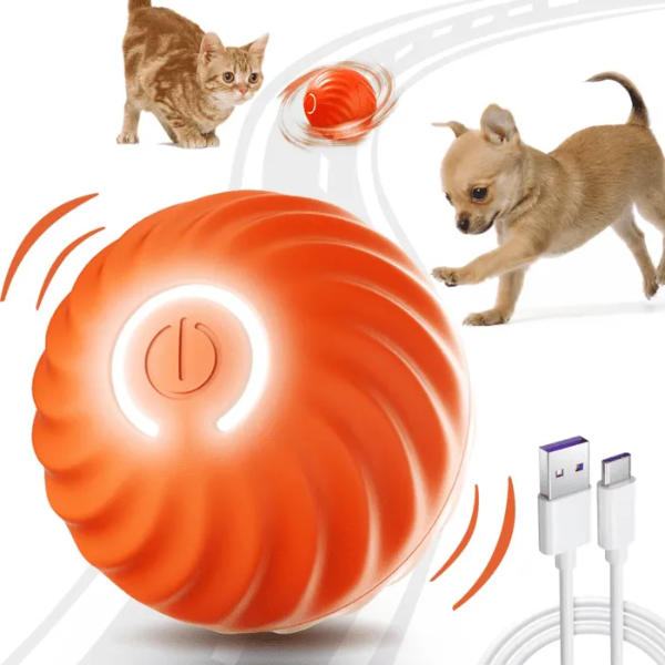 Producto - pelota interactiva electrica para mascota recargable mc9890
