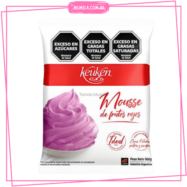 Producto - Mousse Frutos rojos x500gr Keuken Lodiser