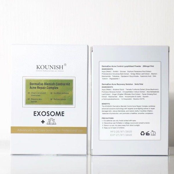 Producto - Kit de Exosomas Blemish Control Acne Repair Kounish - (Repara controla reduce)