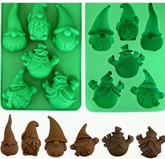 Producto - Molde de silicona para VELA y REPOSTERÍA/ VARIOS NAVIDEÑOS 2