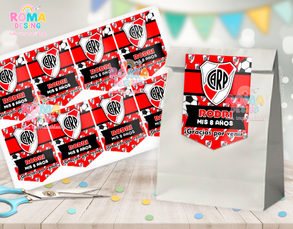 Producto - Etiquetas bolsita River Plate